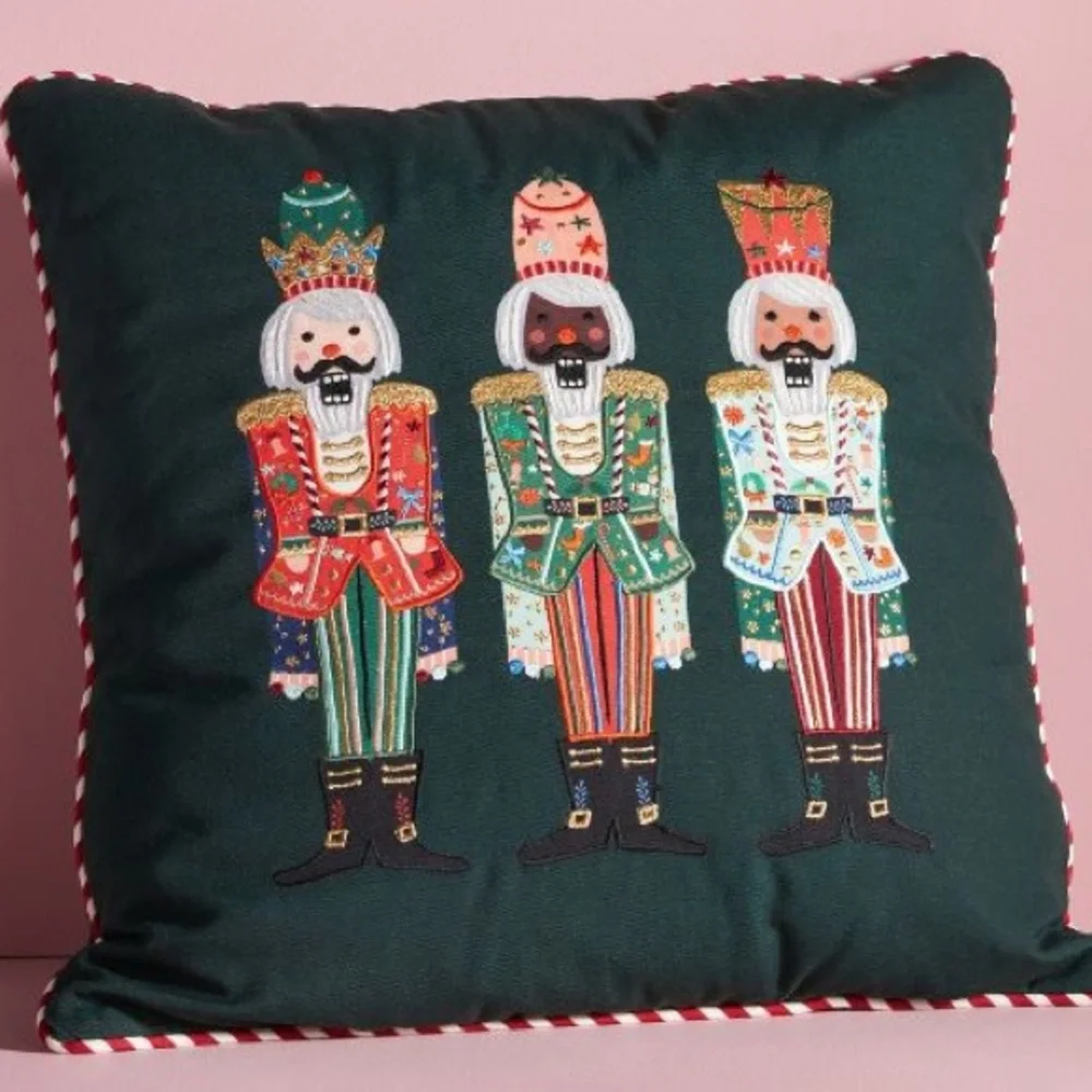Rifle‎ Paper Co x Anthropologie JOY or NUTCRACKER PILLOW